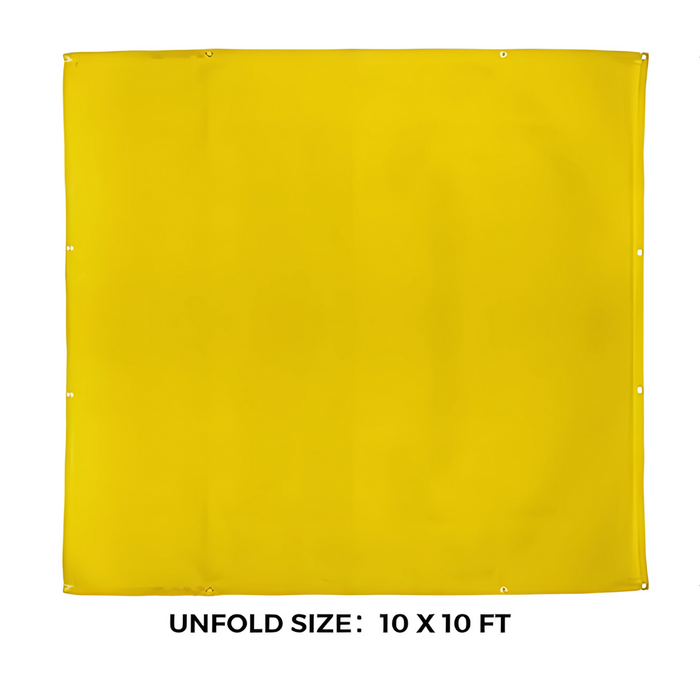 Go Vets 10' High x 10' Wide x 0.035" Thick Acrylic Coated Fiberglass Welding Blanket MPN:364-10X10