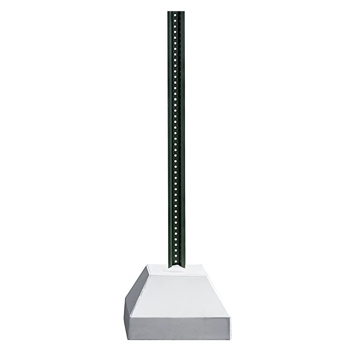 Seton 250lb. Concrete Sign Base & 6ft U-Channel Sign Post