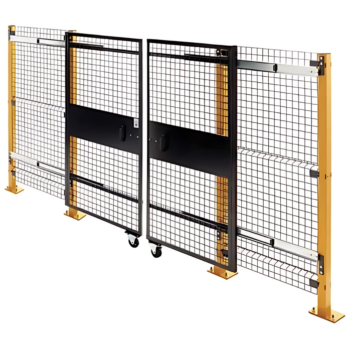 Go Vets 6' Wide x 6' High, Double Sliding Door for Temporary Structures MPN:XGC610666