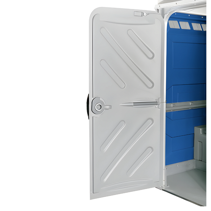 PolyJohn  Comfort XL Wheelchair Accessible Portable Restroom Blue