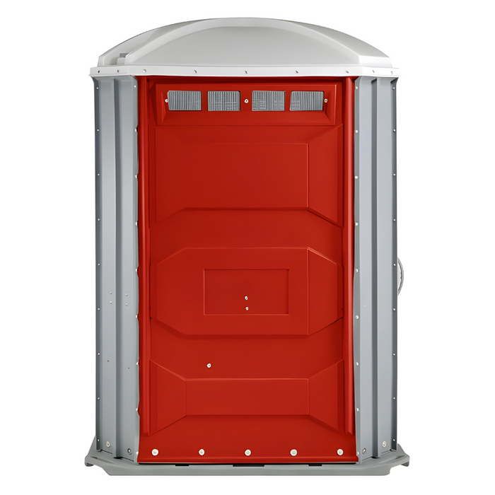 PolyJohn Comfort XL Wheelchair Accessible Portable Restroom Red