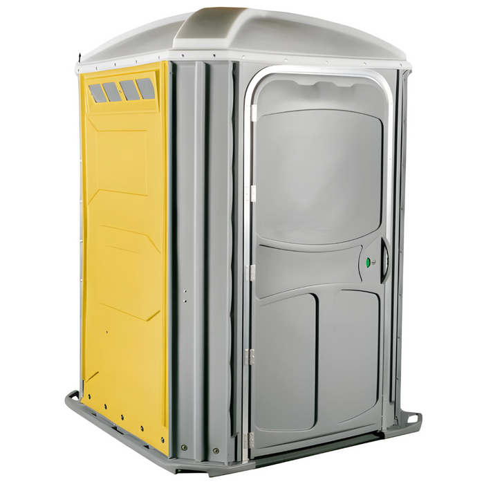 PolyJohn Comfort XL Wheelchair Accessible Portable Restroom  Yellow