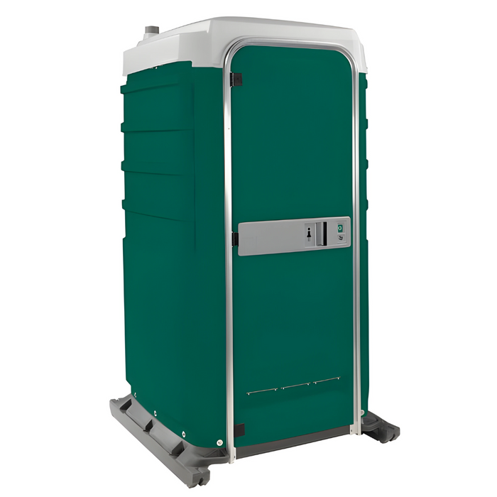 PolyJohn Fleet Premium Portable Restroom with Freshwater / Recirculating Flush Tank Evergreen