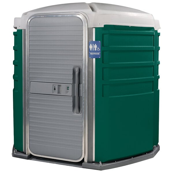 PolyJohn We'll Care III Evergreen Wheelchair Accessible Portable Restroom