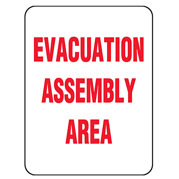 Seton Evacuation Assembly Area Shelter Signs