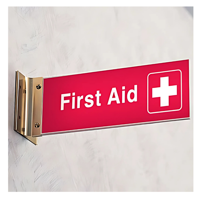 Seton Emergency Corridor Signs - First Aid