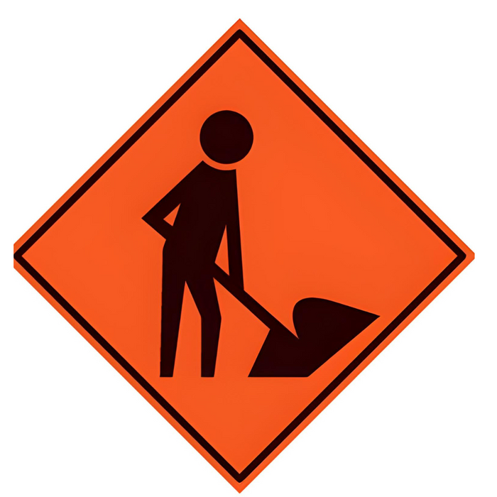 Seton Roll- Up Sign - Men Working Symbol