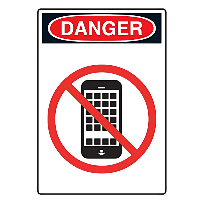 Seton Pictogram Signs - No Cell Phone Use