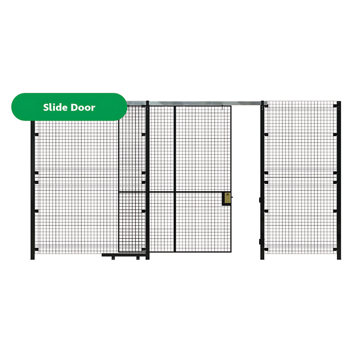 SJF Welded Wire Security Guard - Slide Door