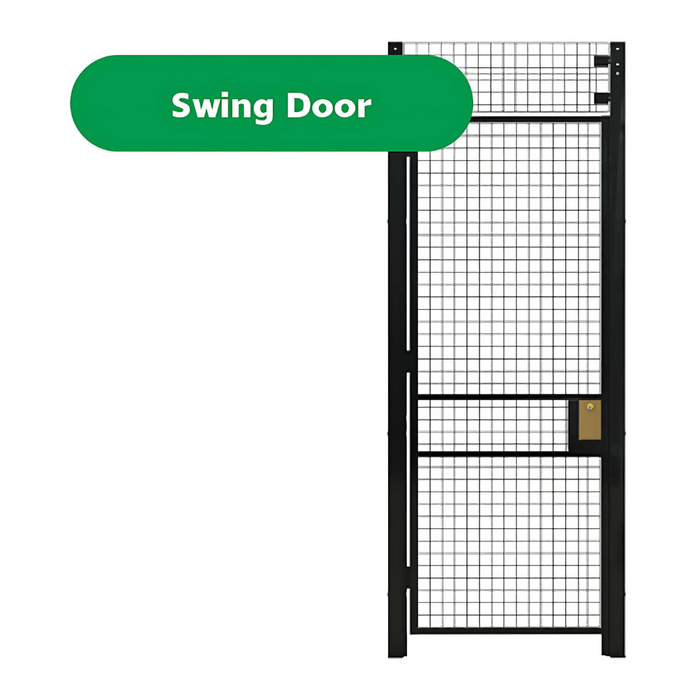 SJF Welded Wire Security Guard - Swing Door