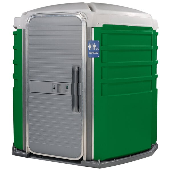 PolyJohn  We'll Care III Verdant Wheelchair Accessible Portable Restroom