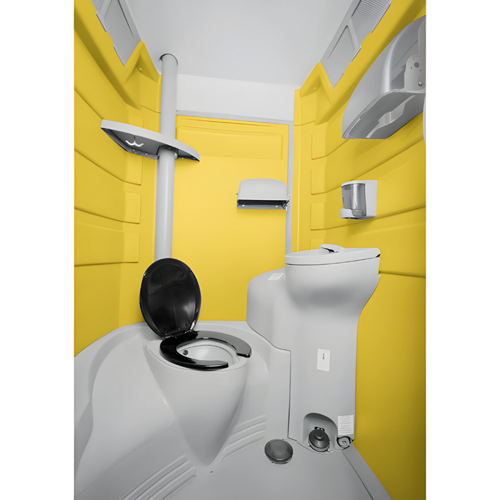 PolyJohn FS3-1009 Fleet Portable Restroom Yellow