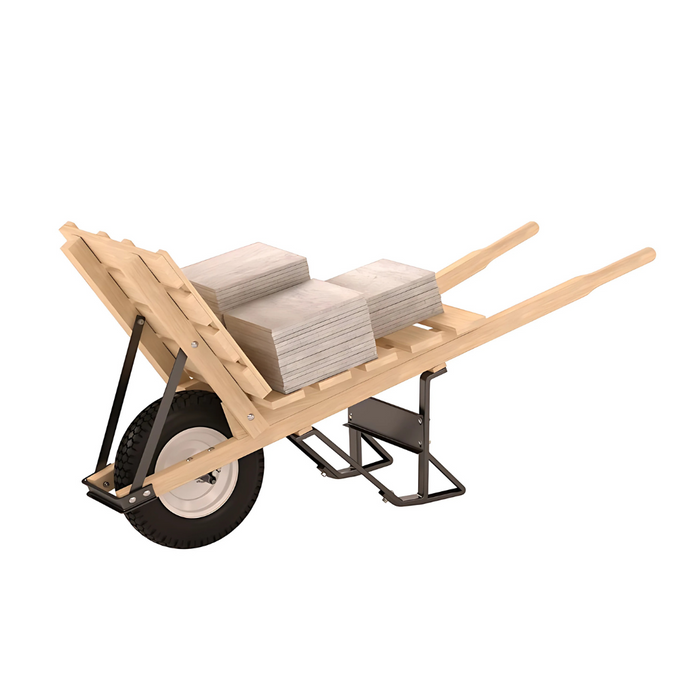 Bon Tool BRICK & TILE BARROW - SINGLE TIRE WOOD HANDLE