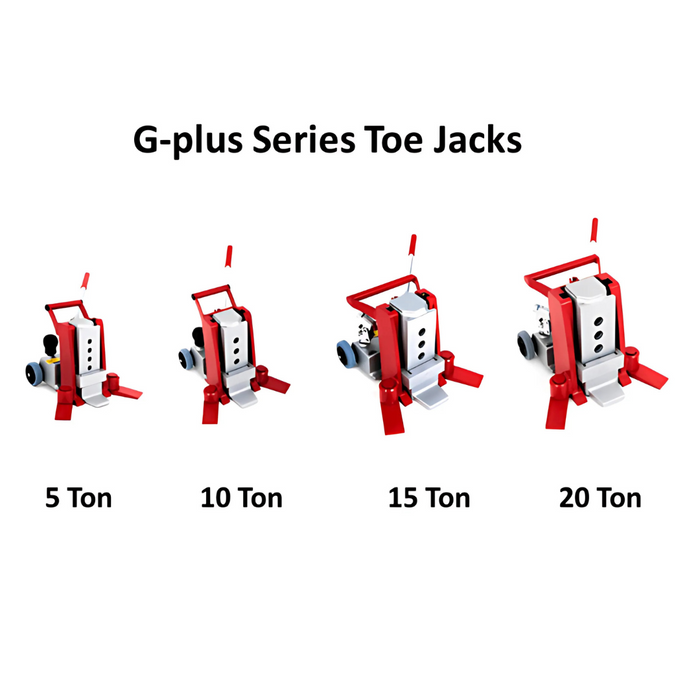 Toolwell JUNG - Compact Toe Jack - Capacity 15 tons / 30,000 lbs - MPN JH15Gplus