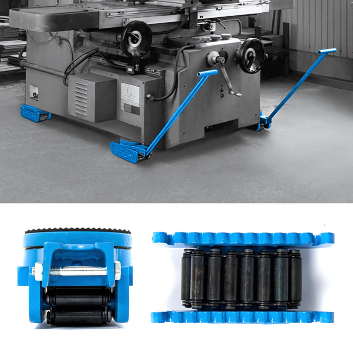 Toolwell Machine Dolly – Boerkey – Nylon Wheels – Single Dolly WITHOUT Top - Capacity 6 tons