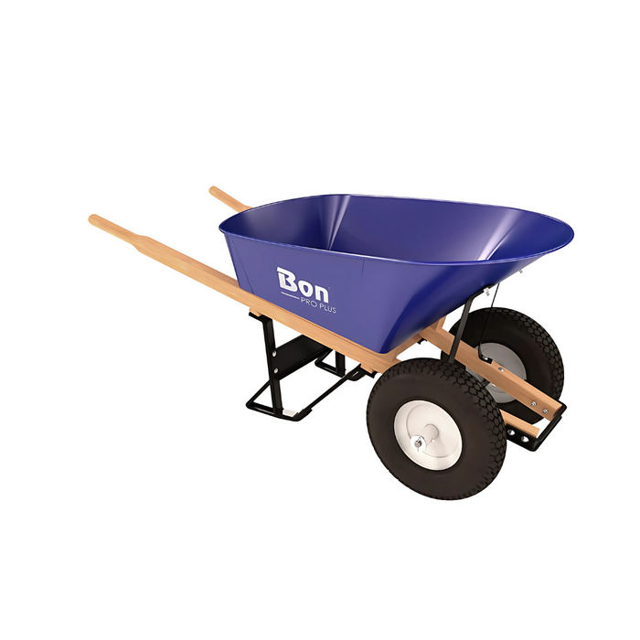 Bon Tool STEEL TRAY WHEEL BARROW-DOUBLE- WOOD