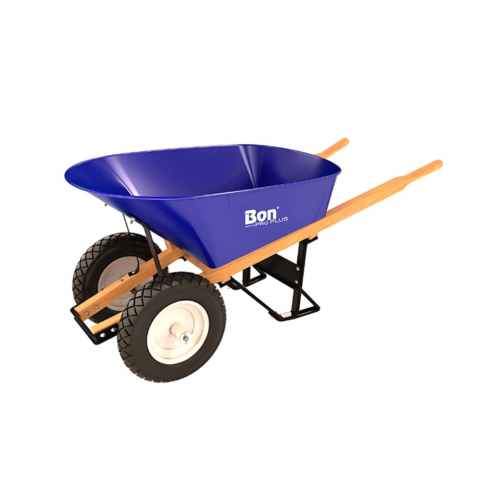 Bon Tool STEEL TRAY WHEEL BARROW-DOUBLE- WOOD