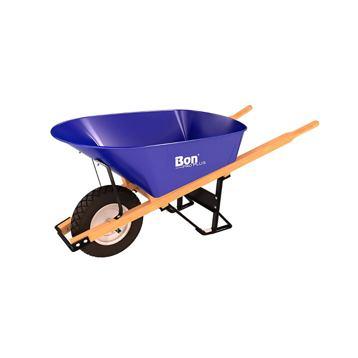 Bon Tool STEEL TRAY WHEEL BARROW- SINGLE- WOOD