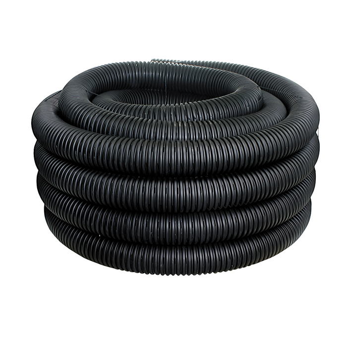 ADS 100' x 6" Black HDPE Highway Corrugated Single Wall Pipe (Sold per Foot)