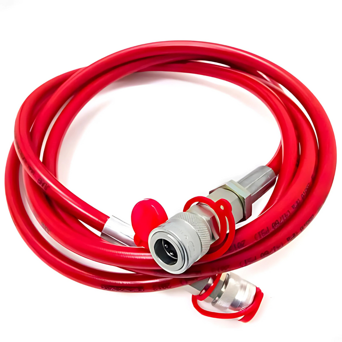 Toolwell JUNG - Hydraulic Hose - 12ft - w Quick Connectors