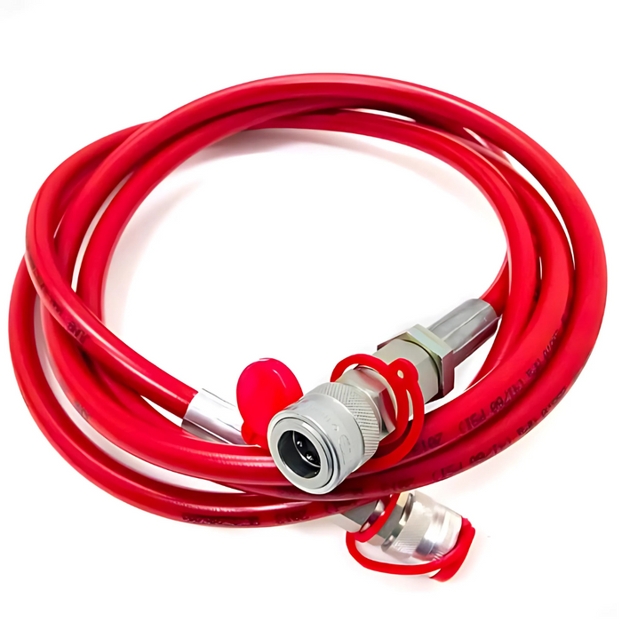 Toolwell JUNG - Hydraulic Hose - 9ft - w Quick Connectors