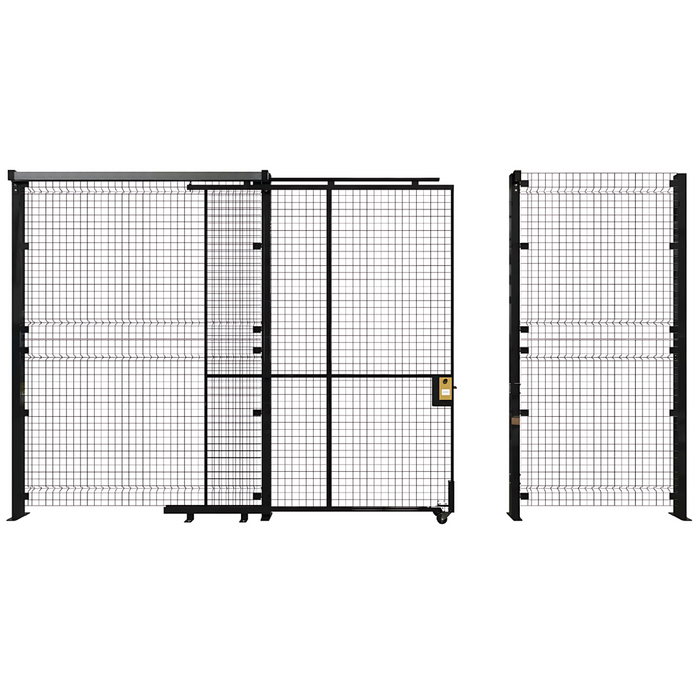 SJF Welded Wire Security Guard - Tunnel Slide Door