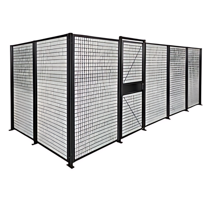 Go Vets Partitions, Width (Inch): 22 , Construction: Welded , Material: Steel , Color: Black , Wire Gauge: 10ga