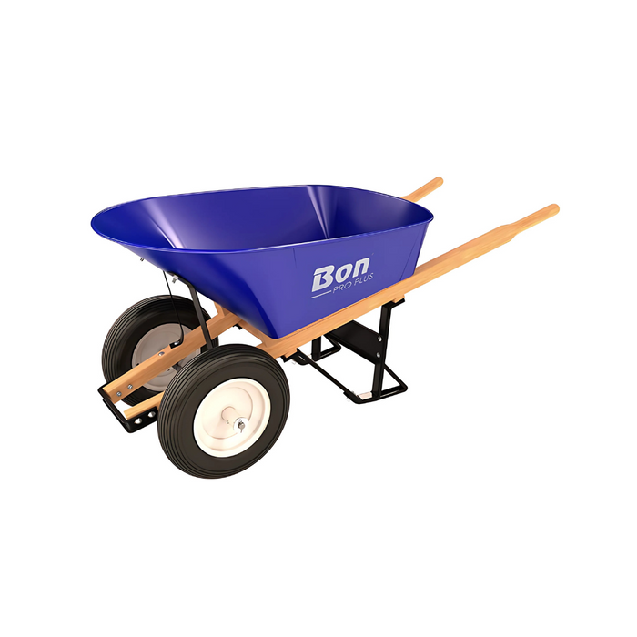 Bon Tool STEEL TRAY WHEEL BARROW-DOUBLE- WOOD