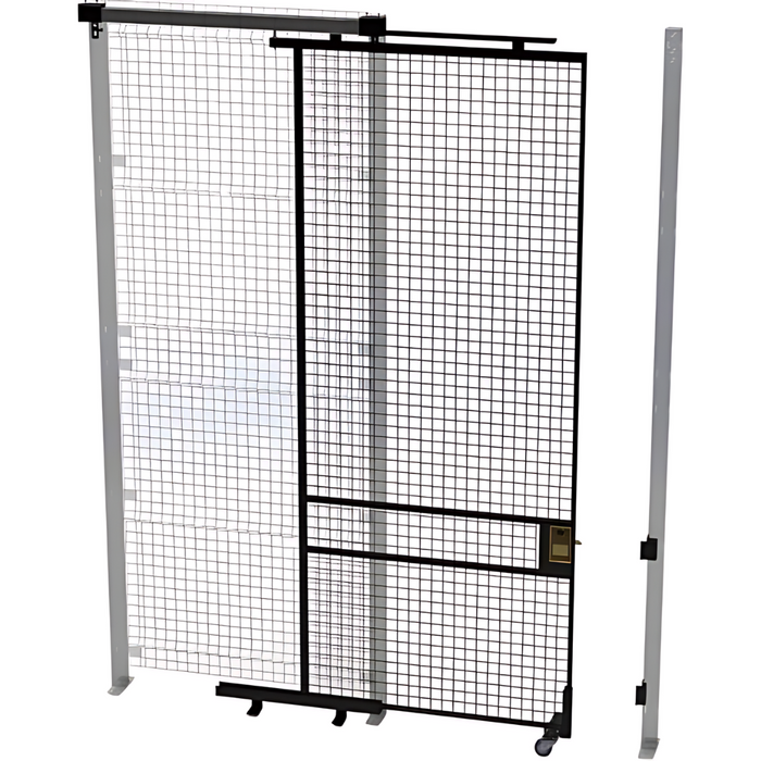 Go Vets Temporary Structure Partitions, Overall H: 120in , W(Inch): 46 , Overall Depth: 1.5in , Construction: Welded , Material: Steel V590410