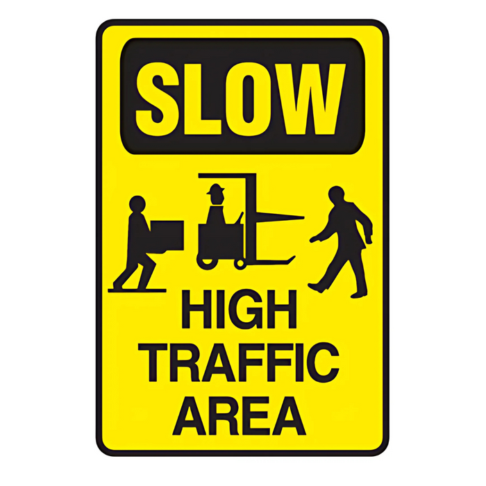 Sento Slow High Traffic Area Warehouse Traffic Signs