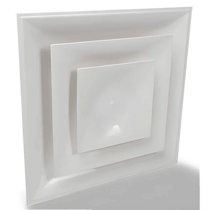 Go Vets Ceiling Diffuser Square Plastic 10 Duct MPN:STR-C-10W-FR