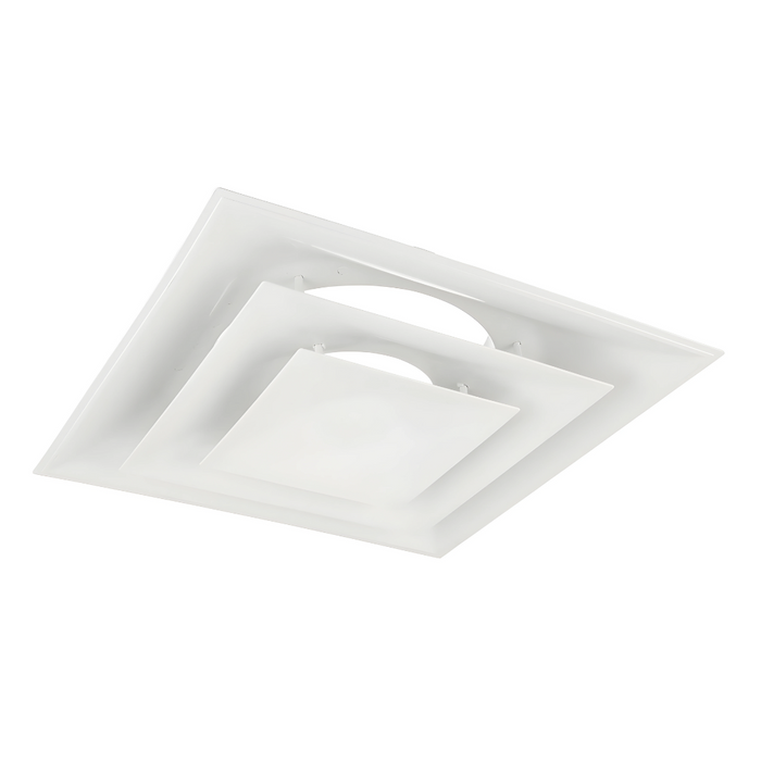Go Vets Ceiling Diffuser Square Plastic 12 Duct MPN:STR-C-12W-FR